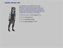 Tablet Screenshot of equius.mozai.com